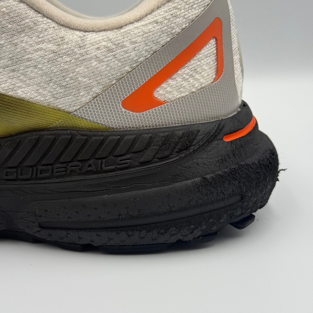 Brooks Adrenaline GTS 23 Grey‎ Orange Men's Size 9 Running Shoes 1103911D017 - Picture 3 of 10